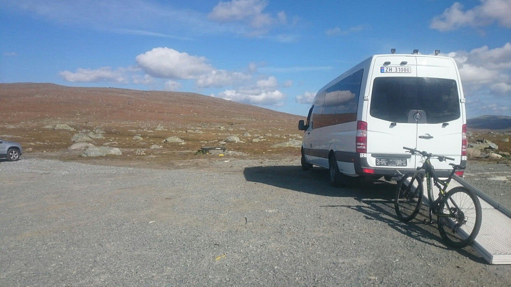 Da er det bare å laste inn sykkelen og sette kursen tilbake mot Lillehammer, og ny arbeidsuke