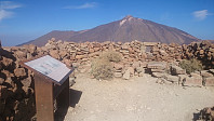 På toppen av Montana de Guajara var det rester av et gammelt observatorie