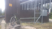 Ved antenneanlegget på toppen