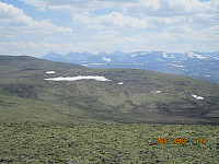 Utsikt fra Storhøe mot Rondane