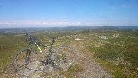 Toppen av Hafjell med Hitfjellet langt der bak