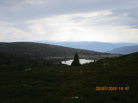 Vestover var det fortsatt litt himmel å se
