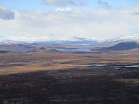 Zoomet inn mot Vinstervatnan og med Bitihorn i bakgrunnen