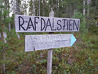 Godt skiltet på stien der jeg gikk, men ikke noe skilt om toppen