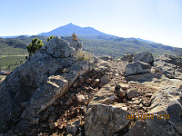 Toppen og med Teide i bakgrunnen