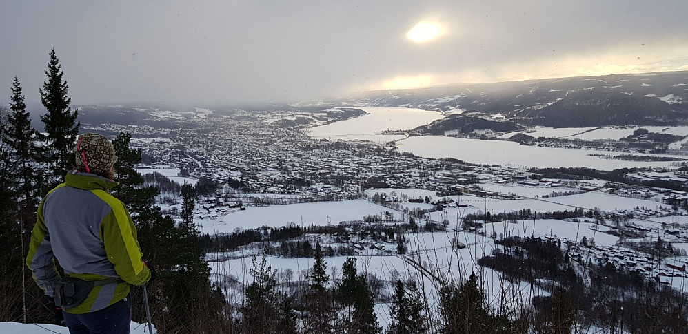 Utsikt over Lillehammer