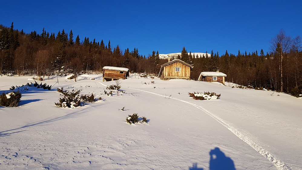|Idyll i det jeg passerte setra i Storfjellroa