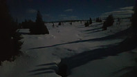 Bekken var dekket av snø