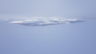 Lengre ned fikk jeg et glimt av sola som skinte i Jotunheimen