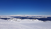 Fra toppen og mot Rondane