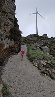 Da er det sluttspurten opp til fjellryggen