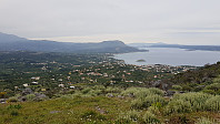 Utsikt mot Chania og Zourva midt i bildet, som var dagens første topp