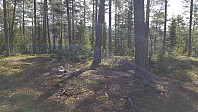 Ikke mye verken av markering eller utsikt her.