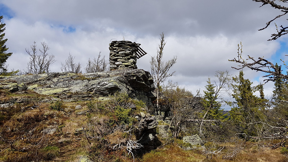Stor varde på toppen av Klinkberget