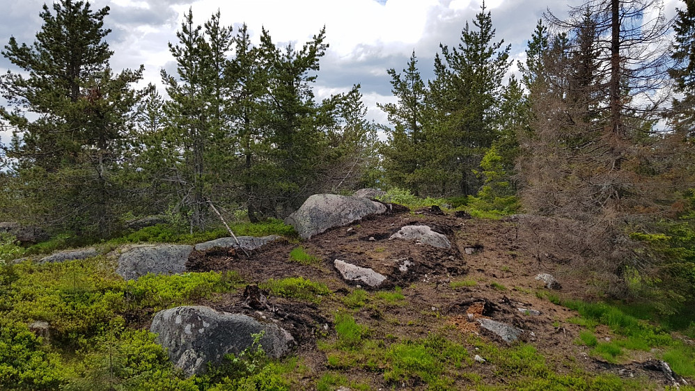 Her var høyeste punktet på Trollsberget