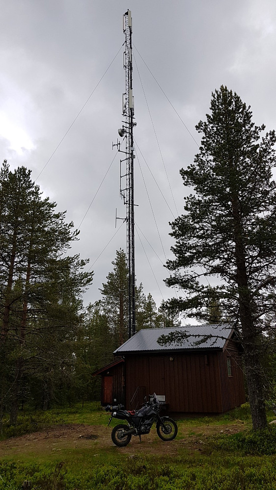 Antenna på toppen av Sæteråsen