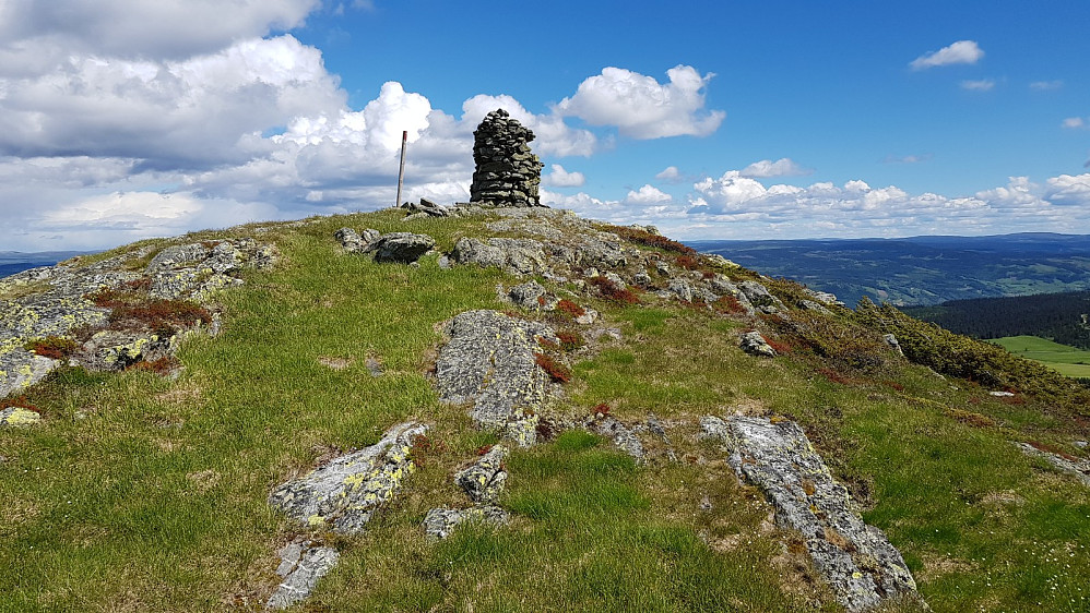 Varden på toppen av Kidliknappen