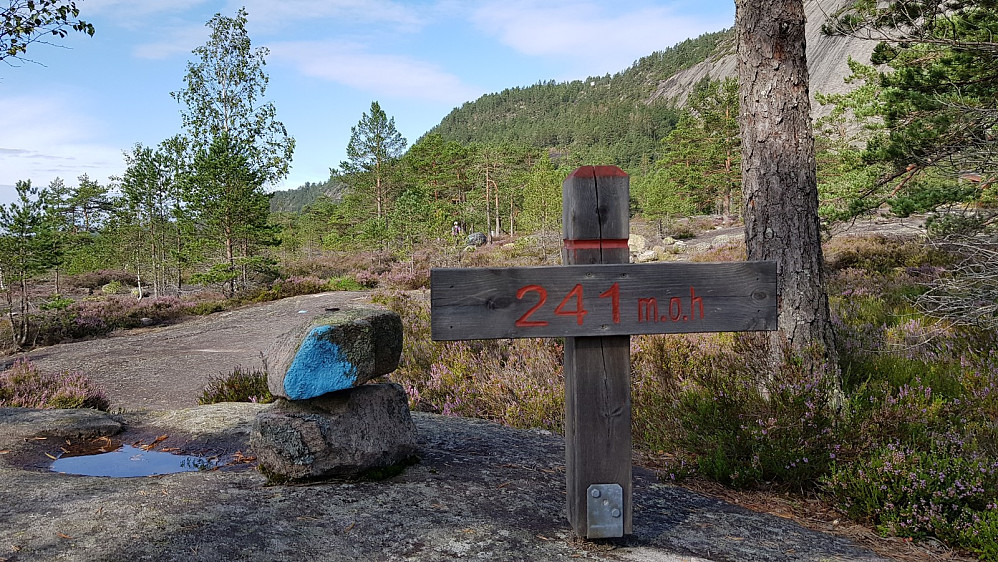 God sekundering på høyden her
