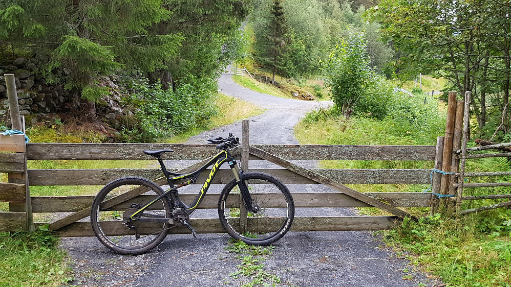 Det ble en liten pause når jeg passerte grinda