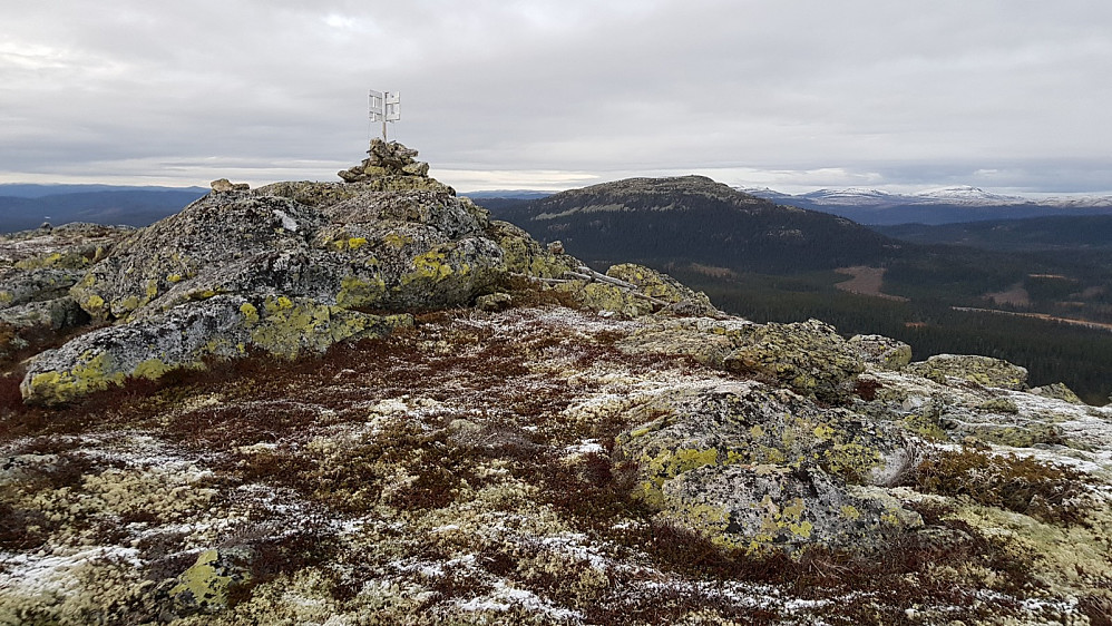 Toppen av Skjærberget med Store Byringen i bakgrunnen
