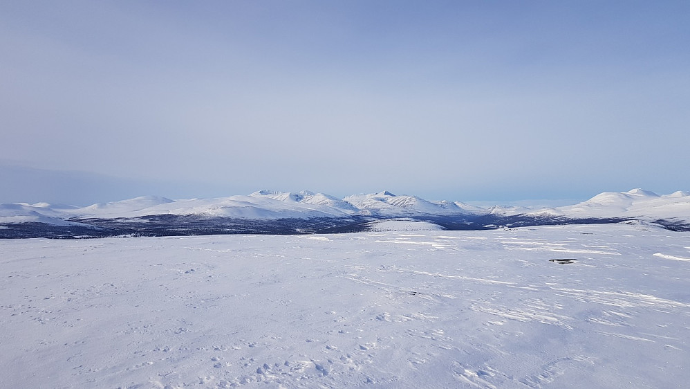 Også flott utsikt over dalen mot Rondane
