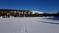 Over Steinvåga var det tungt å gå i mye løs snø