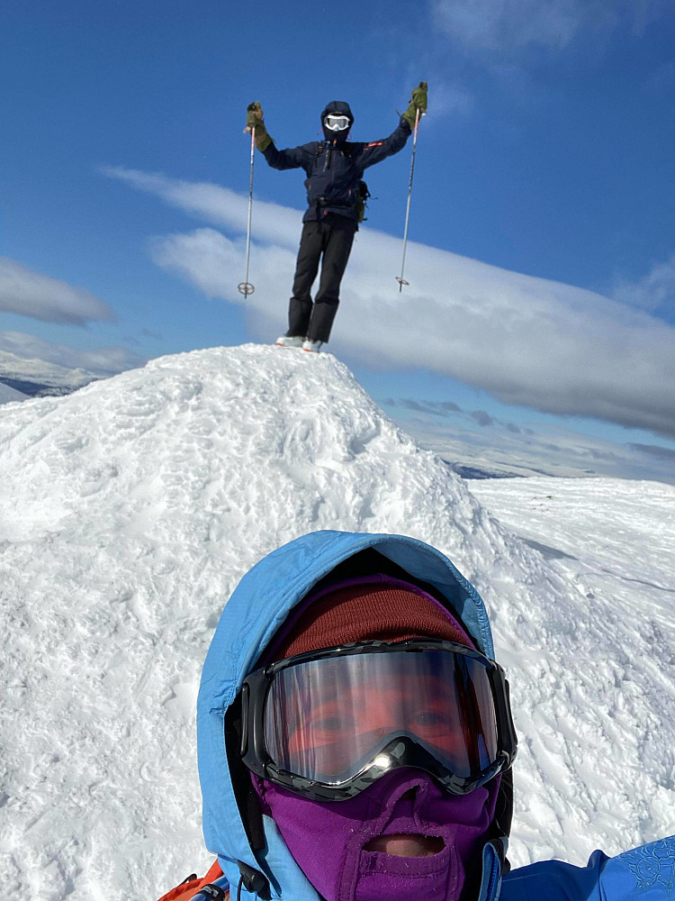 På toppen