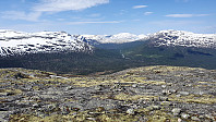 Utsikt bort mot Brøstdalen