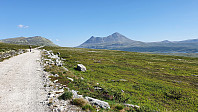 Da flatet det ut og vi hadde panoramautsikt mot Store Sølnkletten