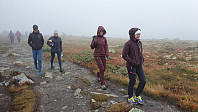 Til tross for dårlig vær vat det masse folk ute på tur i dag