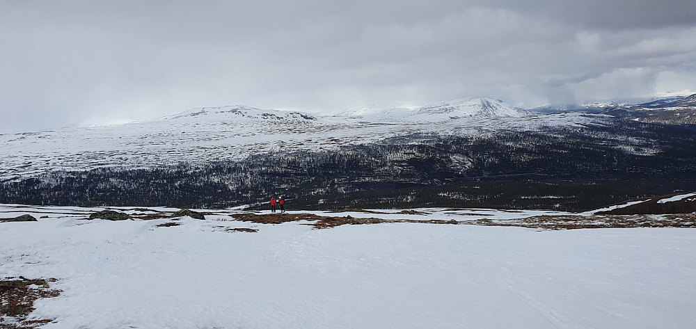 AS og GW dannet baktroppen et stykke opp fjellsiden