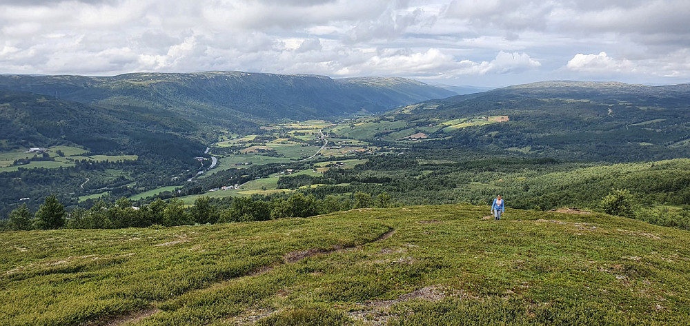 Tilbakeblikk i det vi er oppe på fjellet