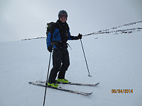 Perfekte snøforhold for nedkjøringen