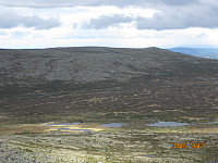Utsikt fra Lyngkampen og over mot Gråvola Nordre