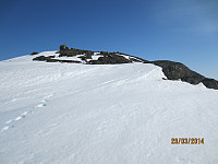 Toppen av Raudgrovhaugen vest