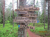 Skiltingen var bra på toppen