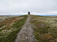 Toppvarden på Høgtinden(Goppollfjellet)