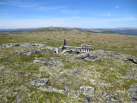 Toppen av Gardskiveren mot Bølhøgda