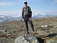 Oppe på fjellet var det bart