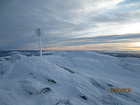 Toppen av Svartfjell mot Dynjefjellet