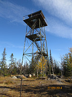 Branntårn på toppen av Store Skjellingshovde