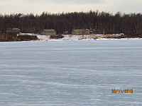 Fiskebuene ved Nedre Hersjøen