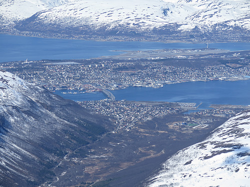 Utsikt mot Tromsø