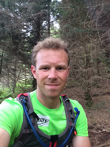 Ganske lei av kratt og busker som stikker og piner leggene. Vel vel. "No pain, no gain" (Kolhusfjellet)