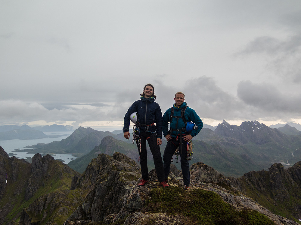 Teambilde på toppen