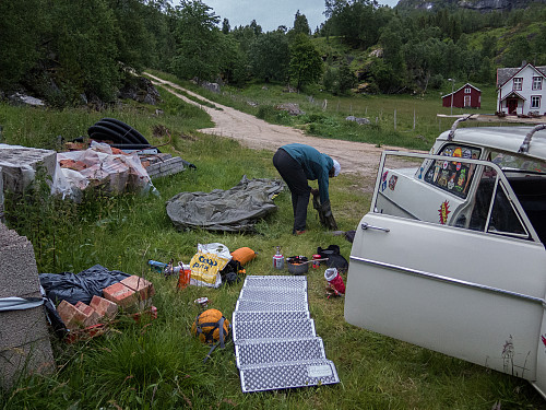 Camp Skarvika. Der ingen skulle tru at nokon kunne bu.