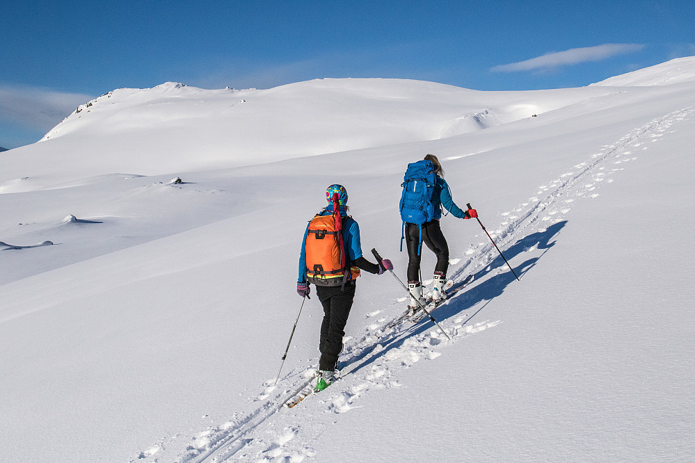 Herlige forhold opp Tredjefjellet