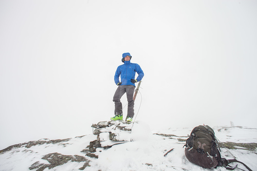 Meg på toppen av Stangfjellet