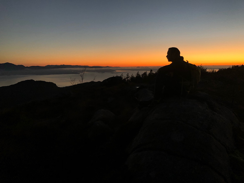 Kveldsstemning på toppen av Bogafjellet