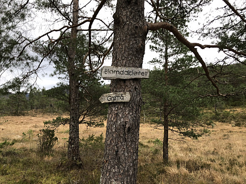 Ved parkeringsplassen
